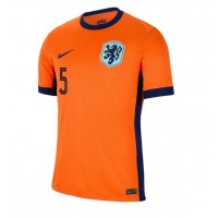 Niederlande Nathan Ake #5 Heimtrikot EM 2024 Kurzarm